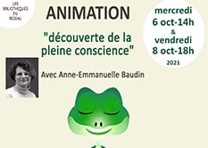 Bibliothèque de Sigoulès-et-Flaugeac : Animation “Découverte de la pleine conscience”
