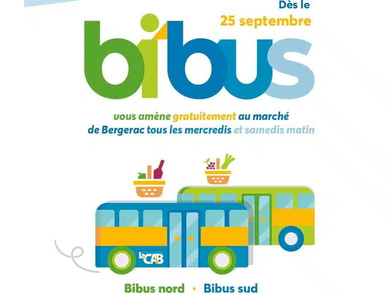 Bi’Bus, deux nouvelles lignes dédiées aux marchés de Bergerac les mercredis et samedis matin