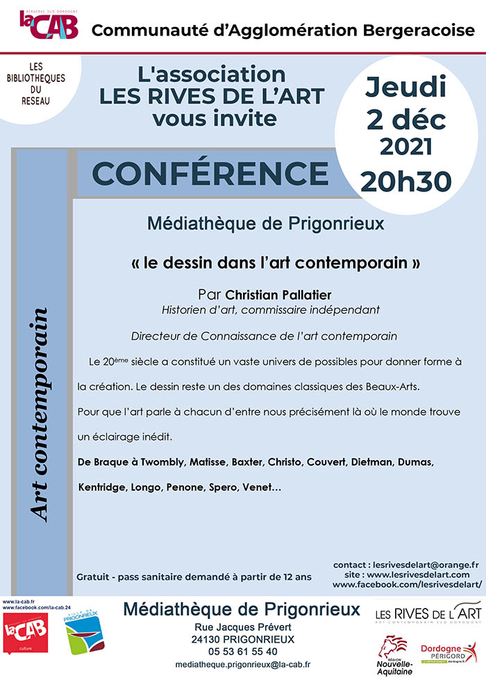 Conférence : Le dessin dans l'art contemporain