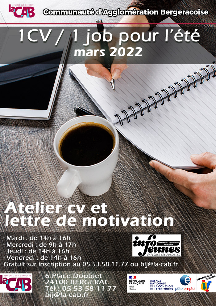 1CV / 1 job pour l’été