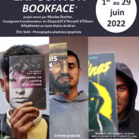 Exposition Bookface à la médiathèque de Bergerac