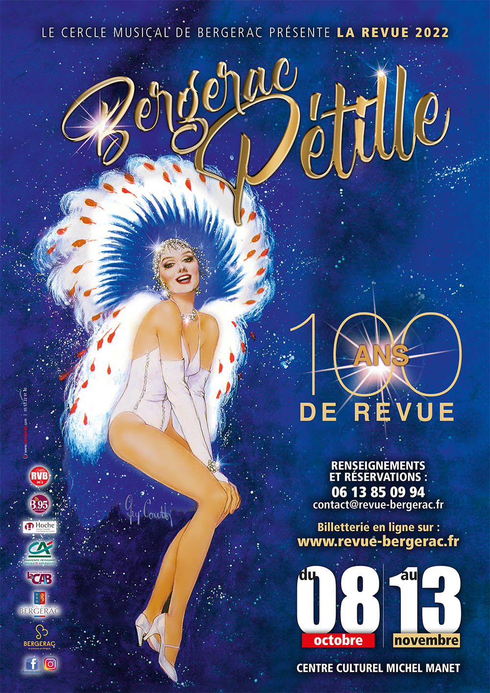 Bergerac Pétille ! La Revue de Bergerac fête ses 100 ans au Centre Culturel Michel Manet à Bergerac