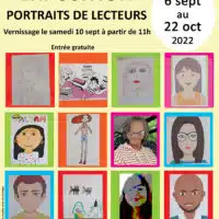 IMPRESSION exposition PORTRAITS DE LECTEURS 2022 copie