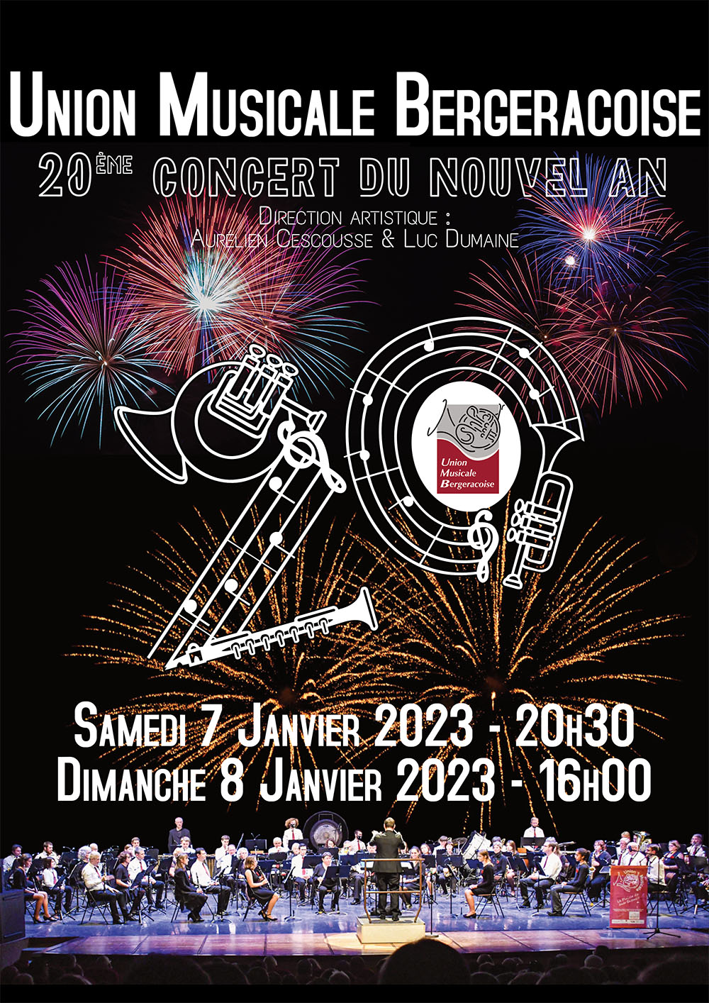 Concert du Nouvel An : 20ème concert au Centre Culturel Michel Manet à Bergerac