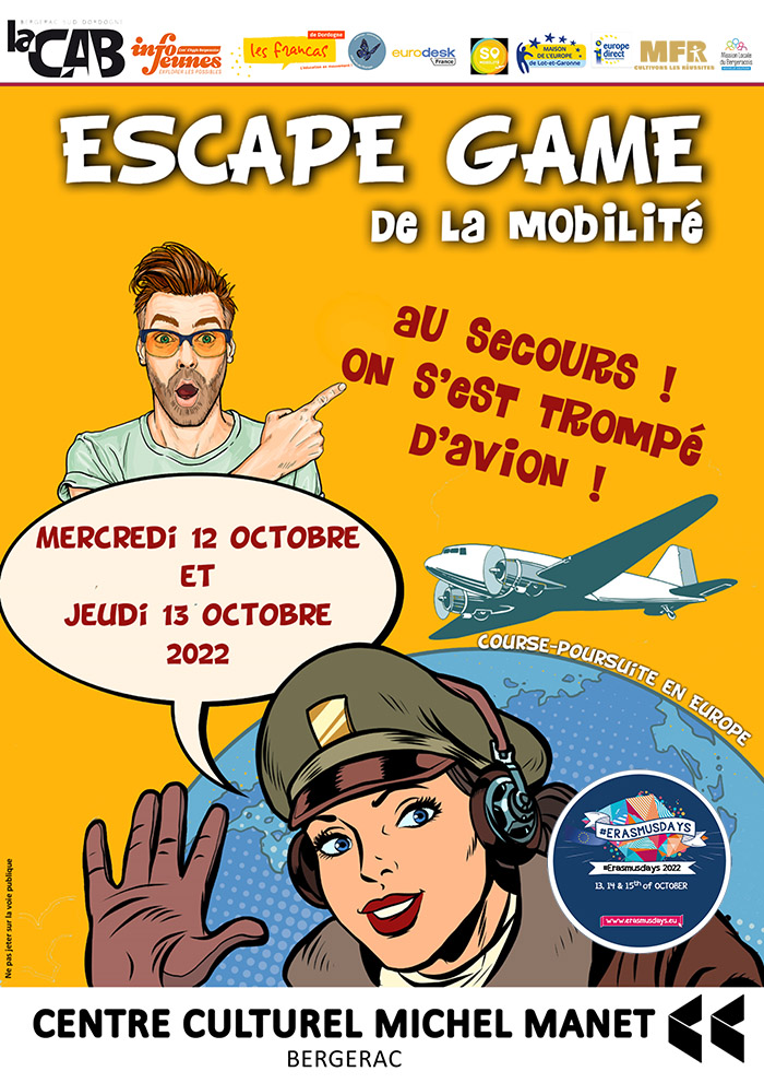 escape web Escape Game de la mobilité au Centre Culturel Michel Manet à Bergerac