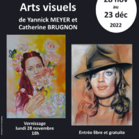 Exposition : arts visuels par les artistes Yannick MEYER et Catherine BRUGNON