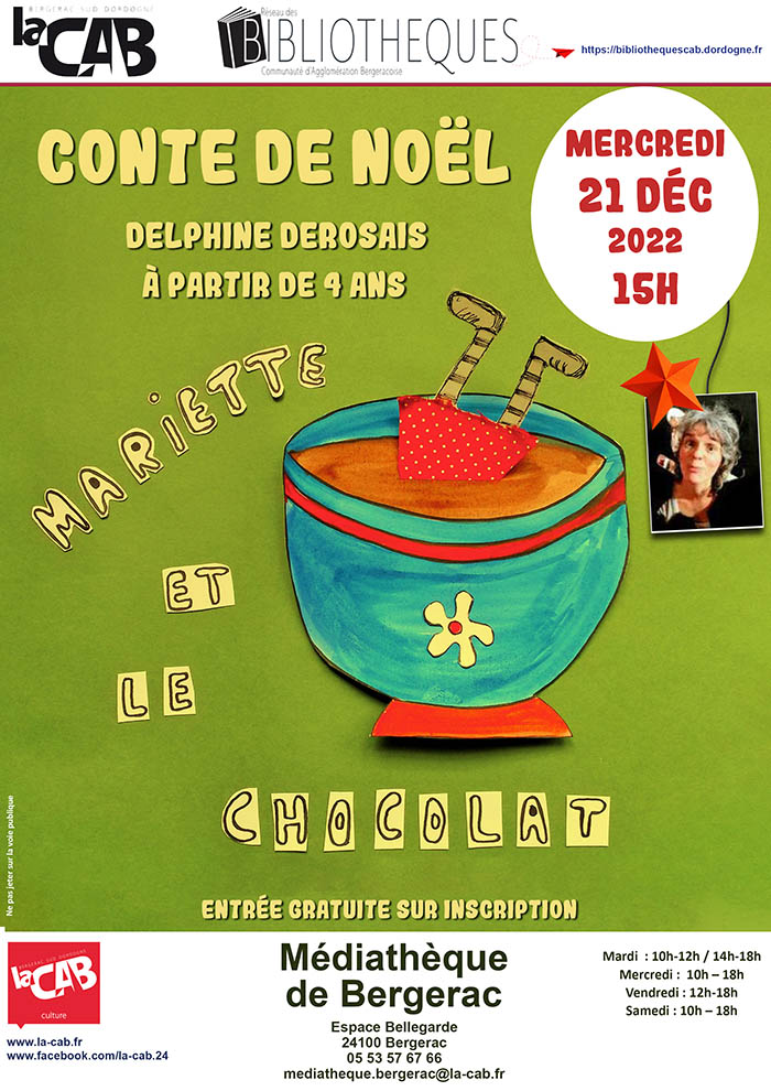 Contes de Noël : "Mariette et le chocolat"