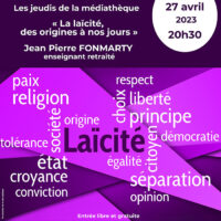 Conférence "Les jeudis de la médiathèque"