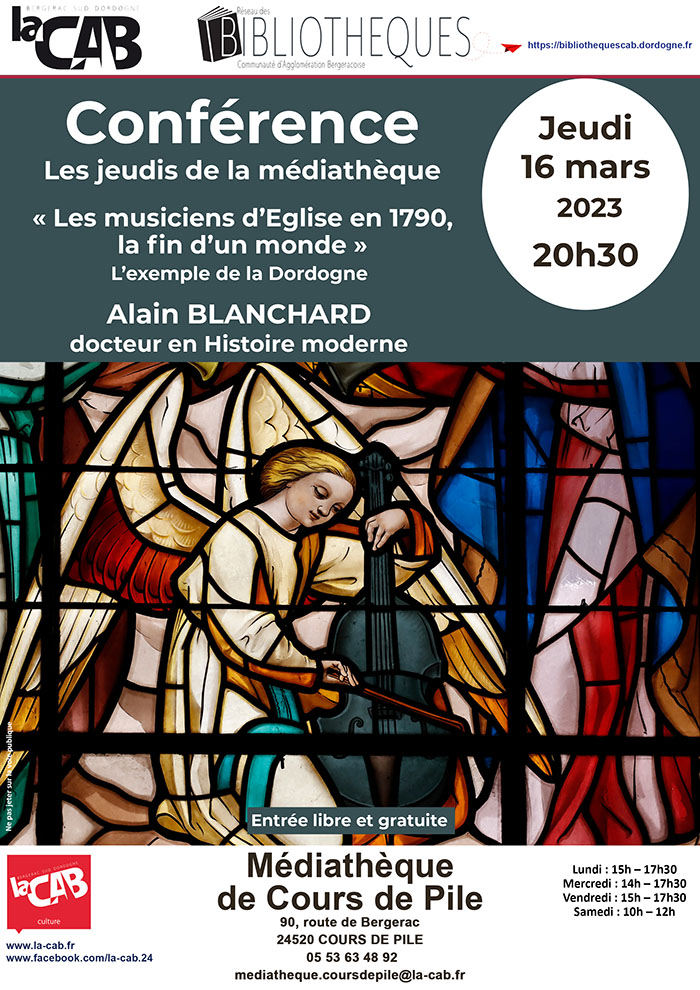 Conférence "Les jeudis de la médiathèque"