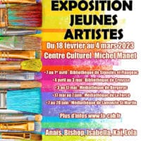 Exposition itinérante "jeunes artistes du Bergeracois"