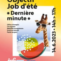 Objectif Job d'été / dernière minute de l'Info Jeunes / Espace Jeunes de la CAB