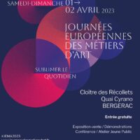 Journées Européennes des Métiers d’Art (JEMA) “Sublimer le quotidien”