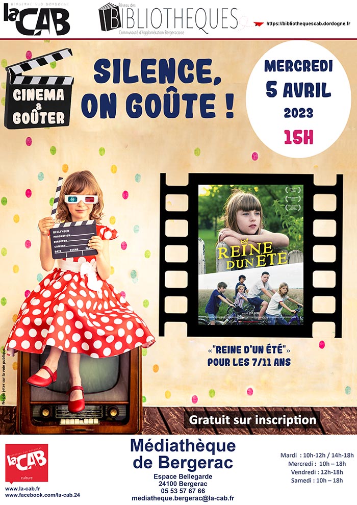 Silence on goûte : « Reine d'un été » de Joya Thome à la médiathèque de Bergerac