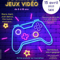 Tournois de jeux vidéos à la médiathèque de Lamonzie Saint Martin