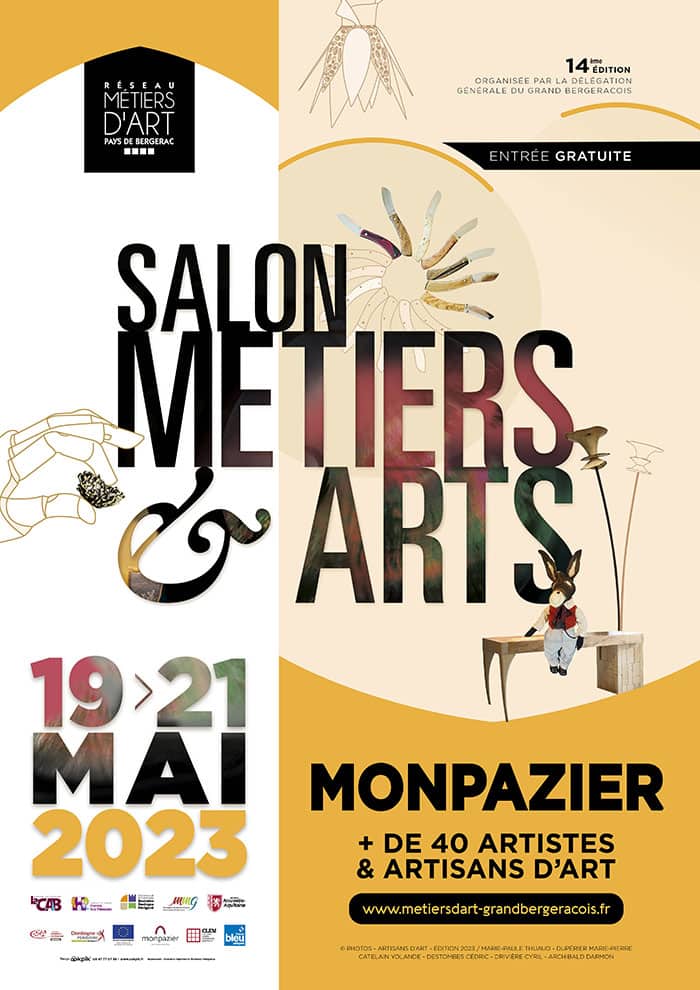 Salon Métiers & Arts à Monpazier, édition 2023