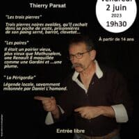 Soirée contée par Thierry Parsat à la bibliothèque de Creysse