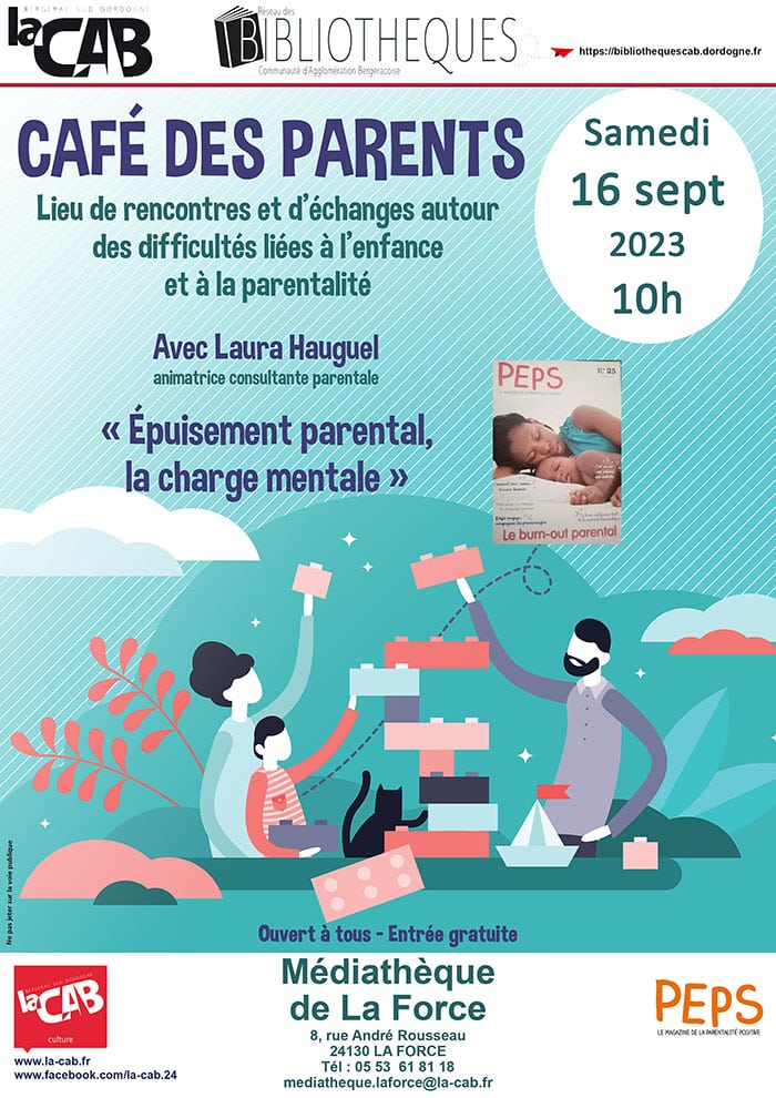 Café des parents à la médiathèque de La Force