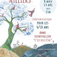 Atelier création plastique à la médiathèque de Bergerac