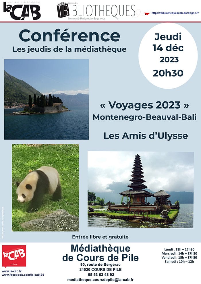 Les jeudis à la médiathèque - Cours de Pile