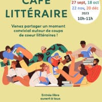 Café littéraire à la médiathèque de Bergerac