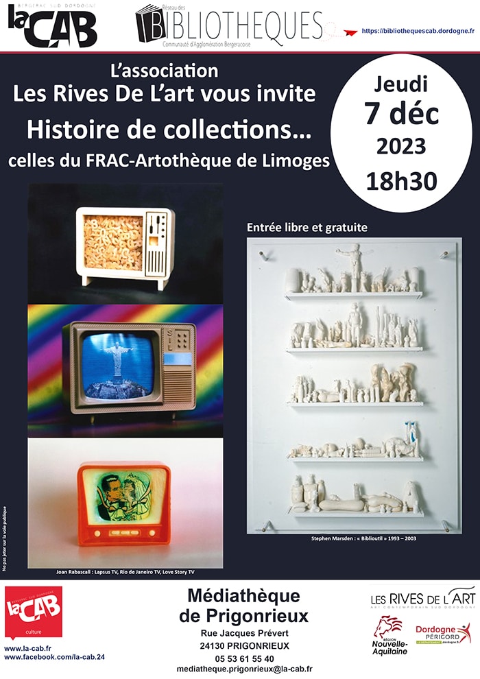 Histoire de collections... à la médiathèque de Prigonrieux