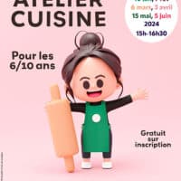 Atelier cuisine à la bibliothèque de Creysse