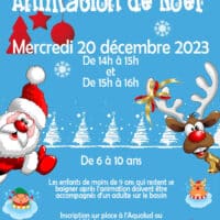 Animation de Noel - AQUALUD, Centre Aquatique de la CAB à Bergerac