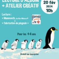 Lecture d'album + atelier créatif à la médiathèque de La Force