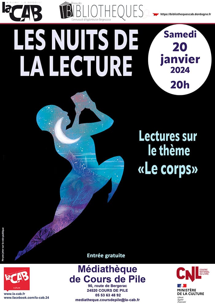 Les nuits de la lecture à la médiathèque de Cours de Pile