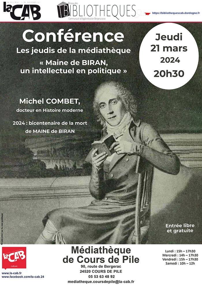 Conférence "les jeudis de la médiathèque"
