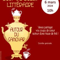 Autour de Samovar à la bibliothèque de Saint Laurent des Vignes