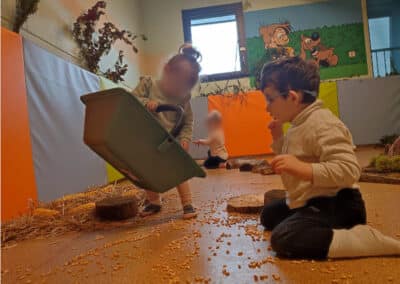 Crèche Bellegarde : Une pièce « nature » pleine de ressources à explorer !