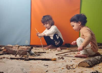 Crèche Bellegarde : Une pièce « nature » pleine de ressources à explorer !