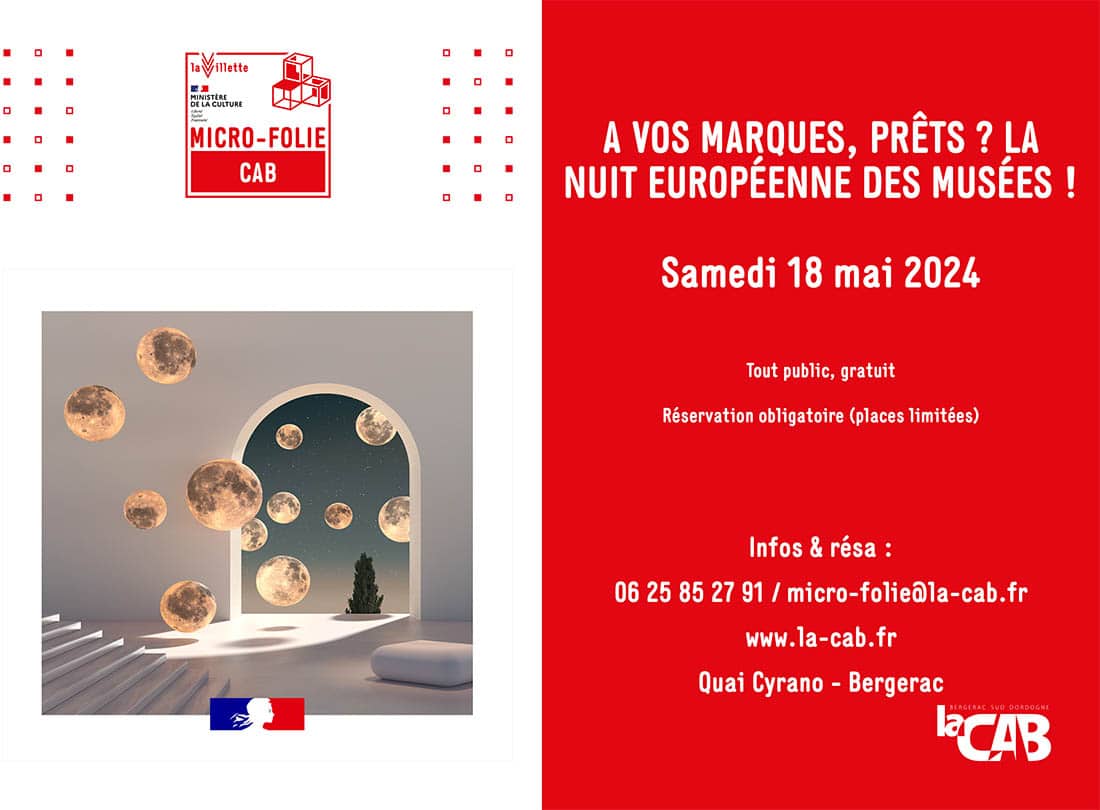 Micro-Folie de la CAB : A vos marques, prêts ? La Nuit Européenne des Musées !
