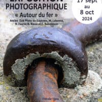Exposition photographique " Autour du fer" à la médiathèque de Lamonzie Saint Martin