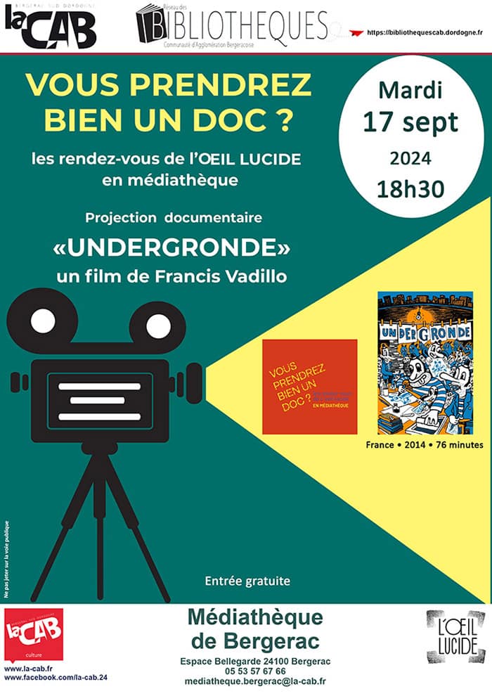 Vous prendrez bien un doc ? à la médiathèque de Bergerac