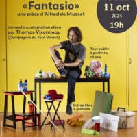 Représentation : «Fantasio» une pièce d'Alfred de Musset à la médiathèque de Bergerac