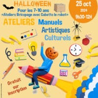 Bricopages avec le robot CUBETTO : Spécial Halloween ! à la médiathèque de Lamonzie Saint Martin