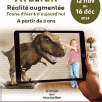 Atelier réalité augmentée : Faune d'hier & d'aujourd'hui à la bibliothèque de Creysse