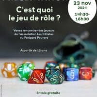 Présentation, c'est quoi un jeu de rôle ? à la ludothèque