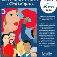 Exposition « Cité Laïque » à la médiathèque de Lamonzie Saint Martin