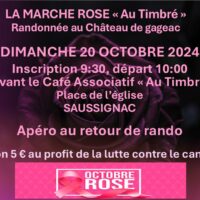 LA MARCHE ROSE Au Timbré