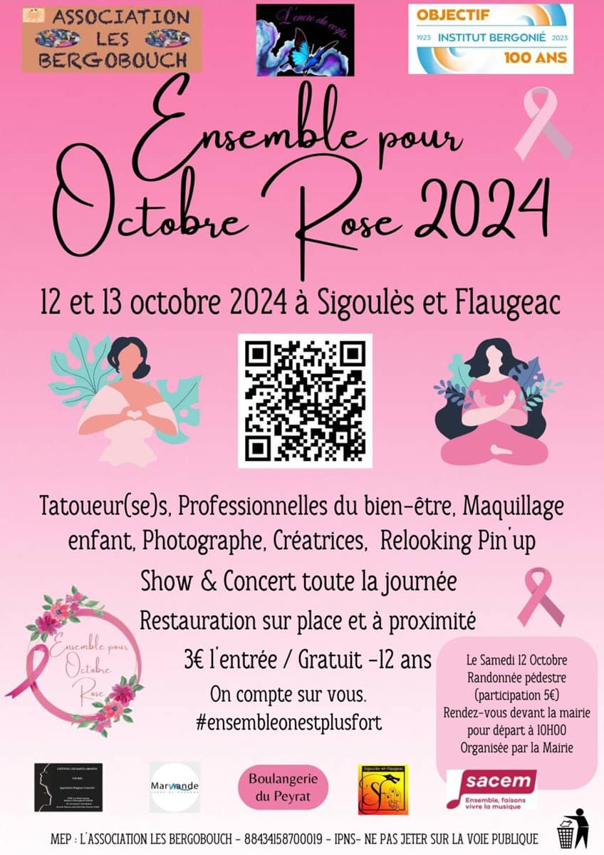 Octobre Rose 2024 sur le territoire de la CAB