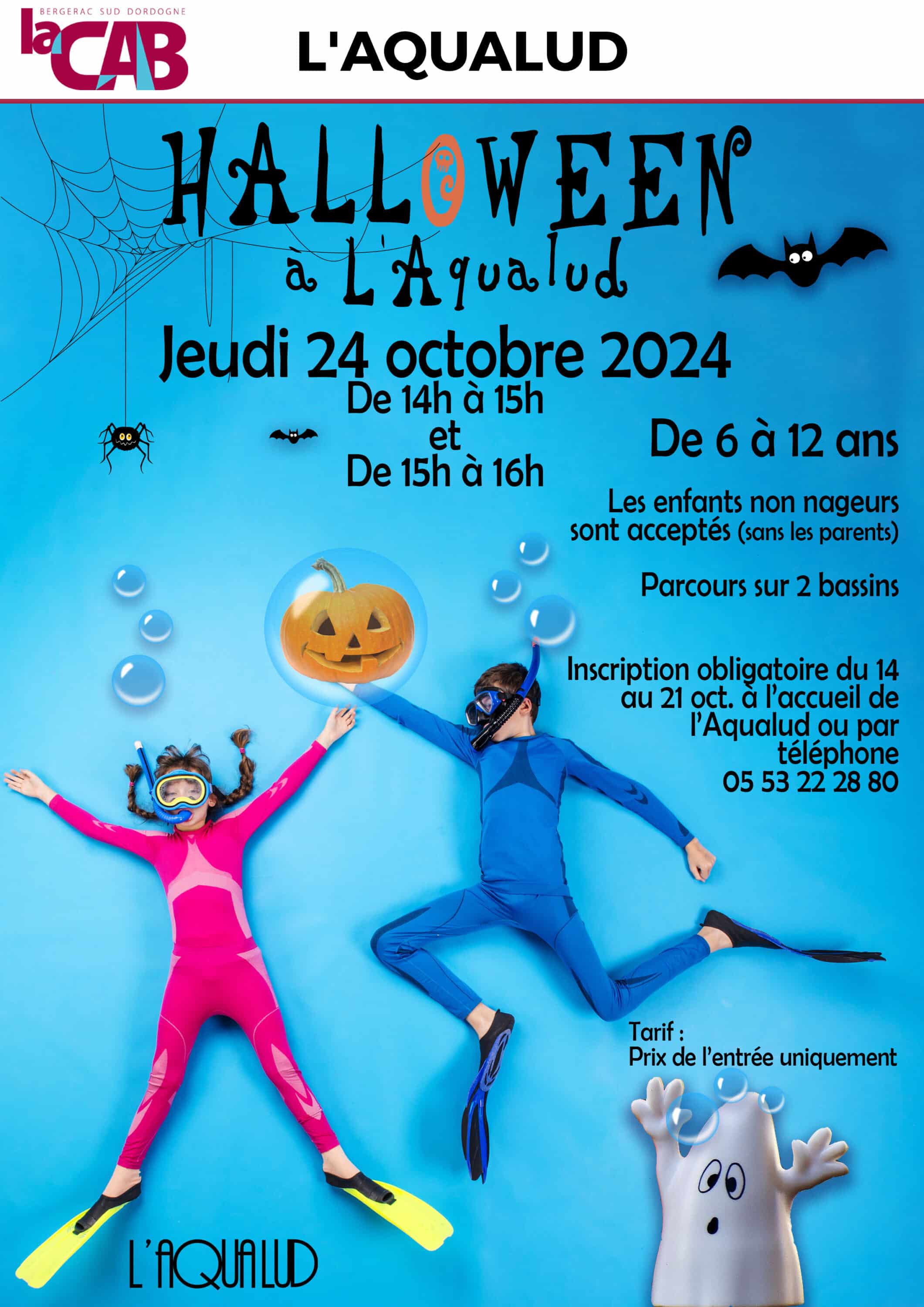 Halloween - AQUALUD, Centre Aquatique de la CAB à Bergerac