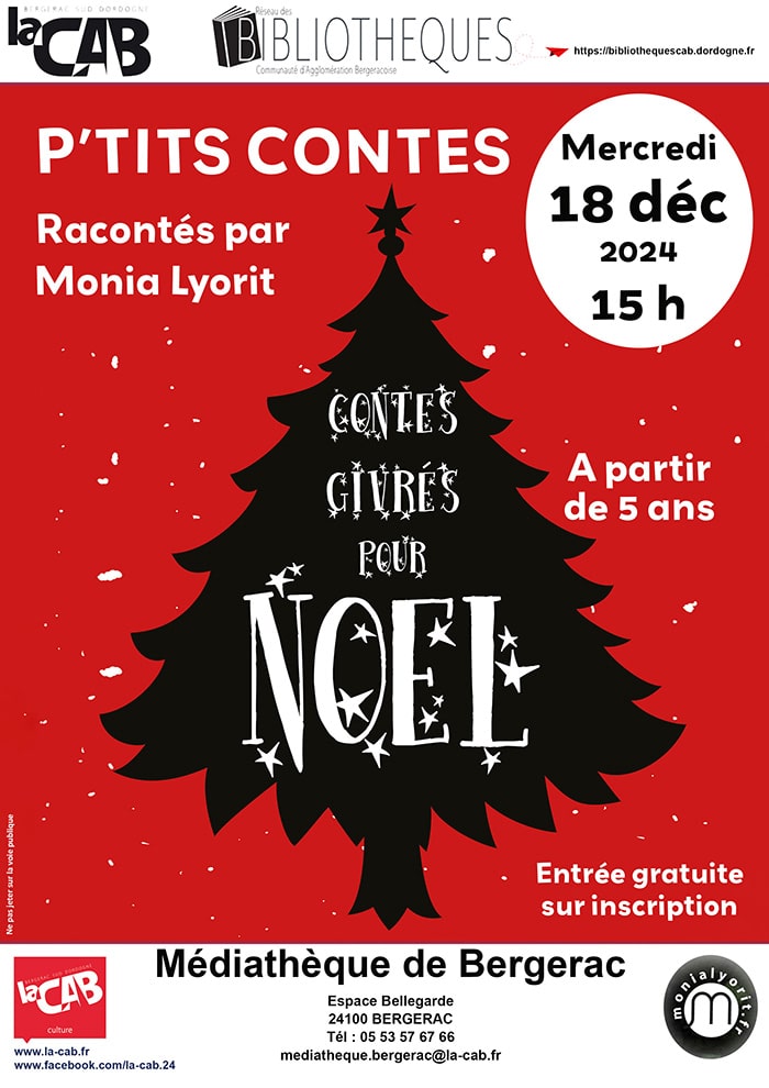 P'tits contes à la médiathèque de Bergerac