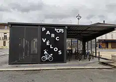 Parc à vélos sécurisé (Gare de Bergerac)