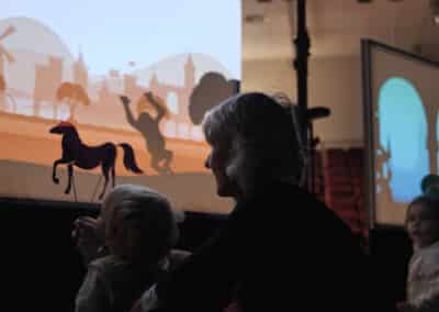Atelier ombres et lumière Association DORSALE espace François Mitterand