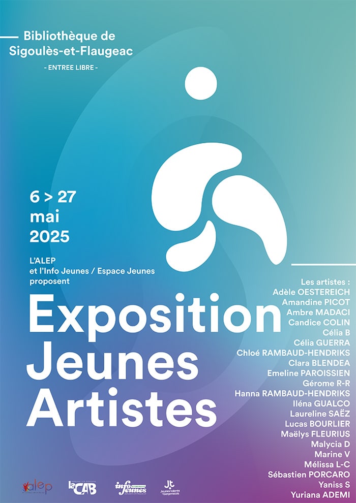 Exposition Jeunes Artistes : L’ALEP et l’Info Jeunes / Espace Jeunes