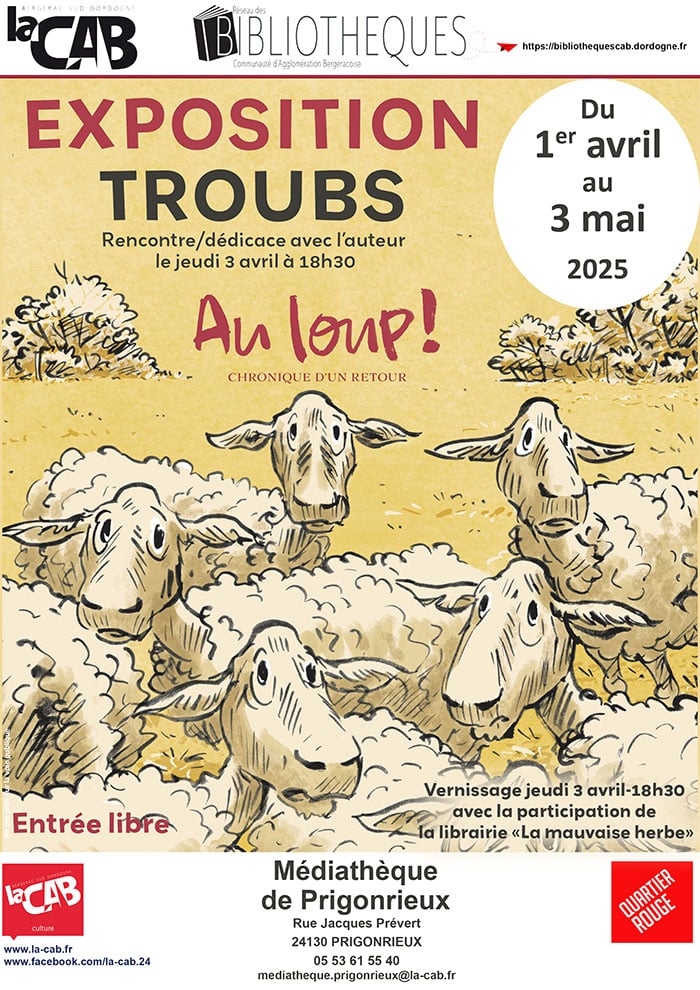 Exposition : Troubs "au loup", chronique d'un retour.