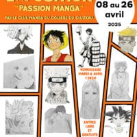 Exposition "passion manga !" par le Club Manga du collège du Cluzeau.